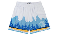 EE BASIC SHORT "SS24 - White/Aqua" EE709