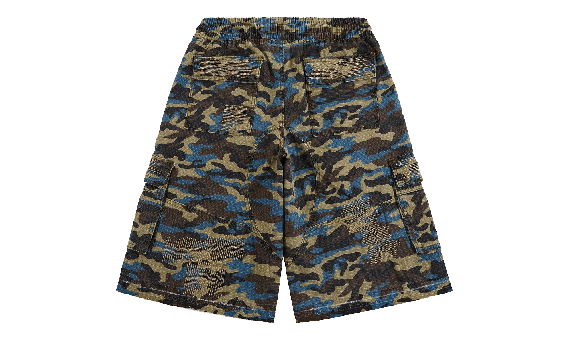 Camo Cargo Shorts "Blue" DSM S26 003