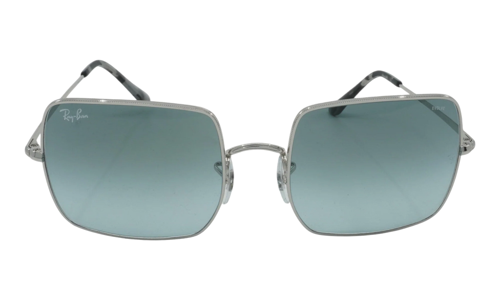 SQUARE 1971 WASHED EVOLVE SUNGLASSES "POLISHED SILVER" RB1971-9149-AD_54