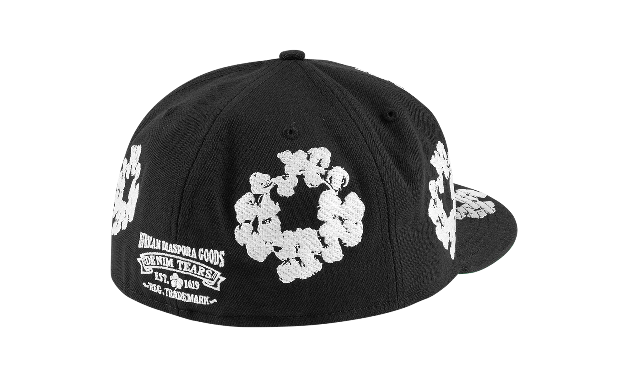 New Era Cotton Wreath 59/50 Cap "Black" DT22