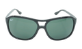 SQUARE SUNGLASSES "POLISHED BLACK" RB4128-601_ 60