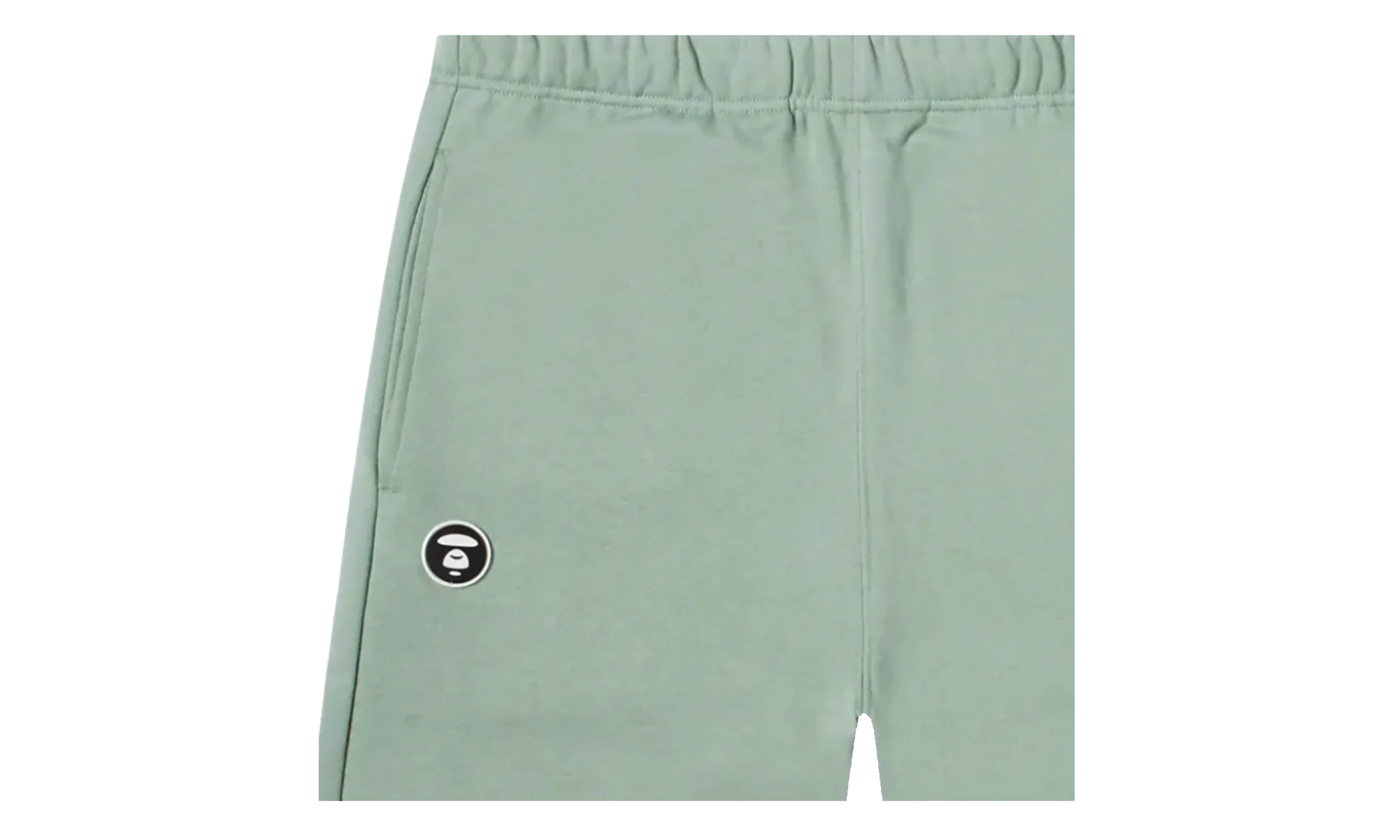 AAPE One Point Fleece Shorts "Green" 9G00B8X0