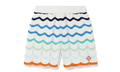 Gradient Wave Crochet Shorts "Orange / Multicolor" MS25 KW 981 01 MULT