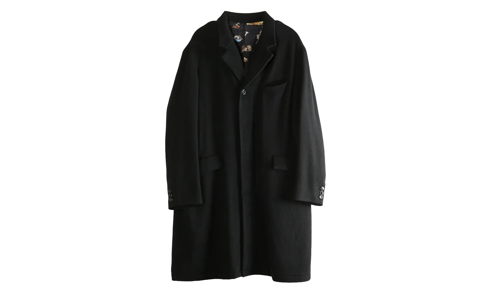 Wool Coat "Black" UC2E4308 BLAC