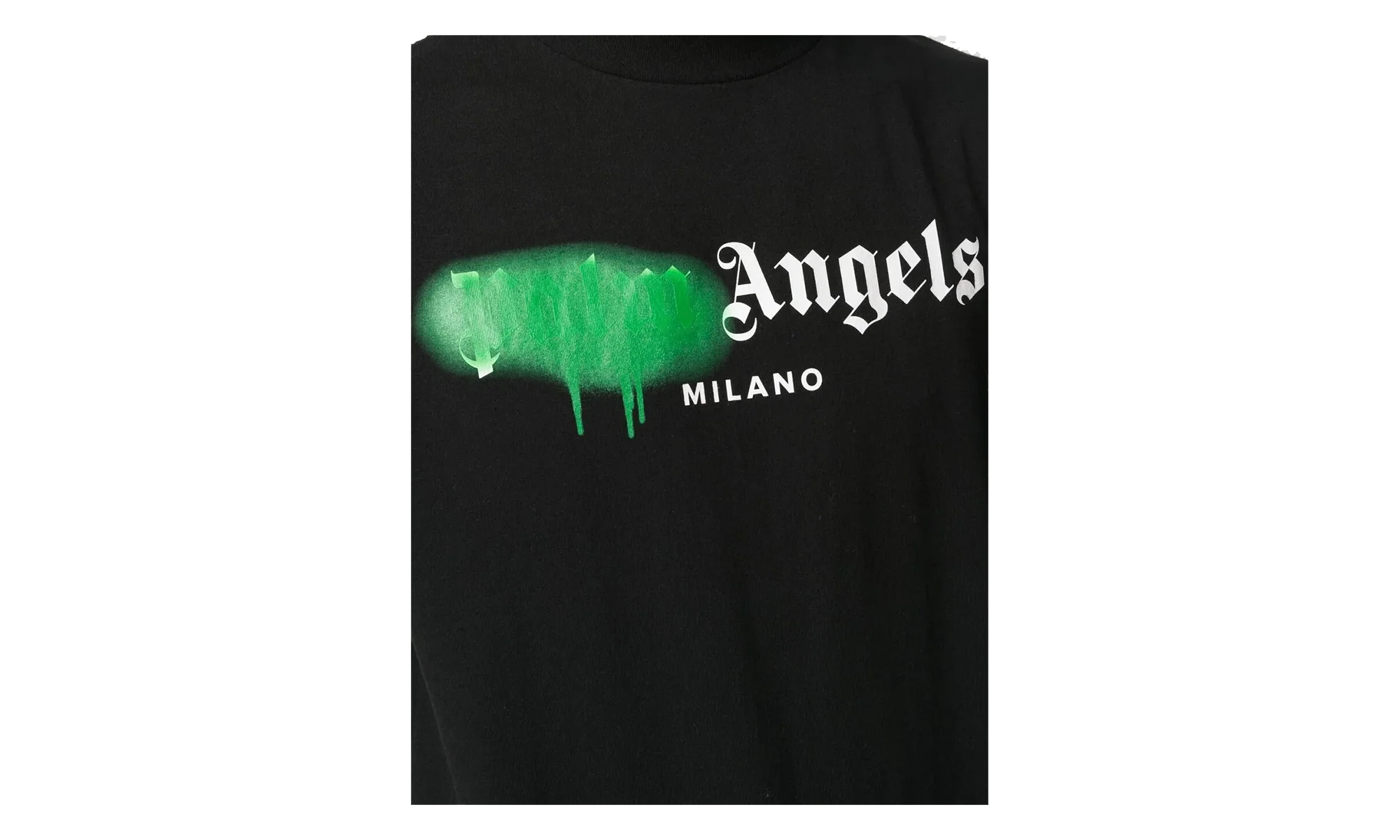Milano Sprayed Logo T-shirt "Black" PMAA001C99JER0061055