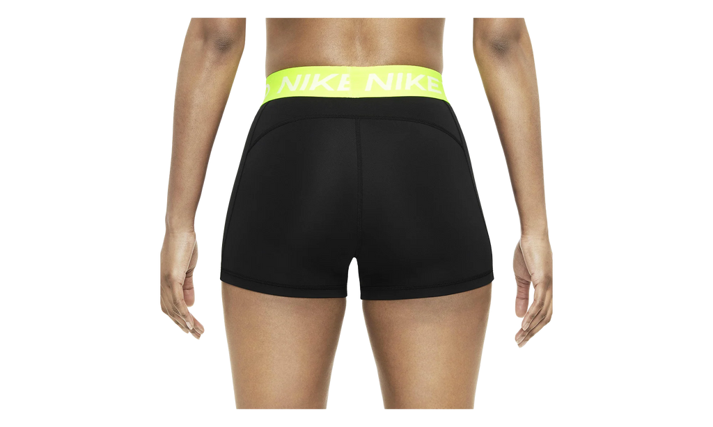 Pro 3" Shorts WMNS "Black / Volt" CZ9857 013