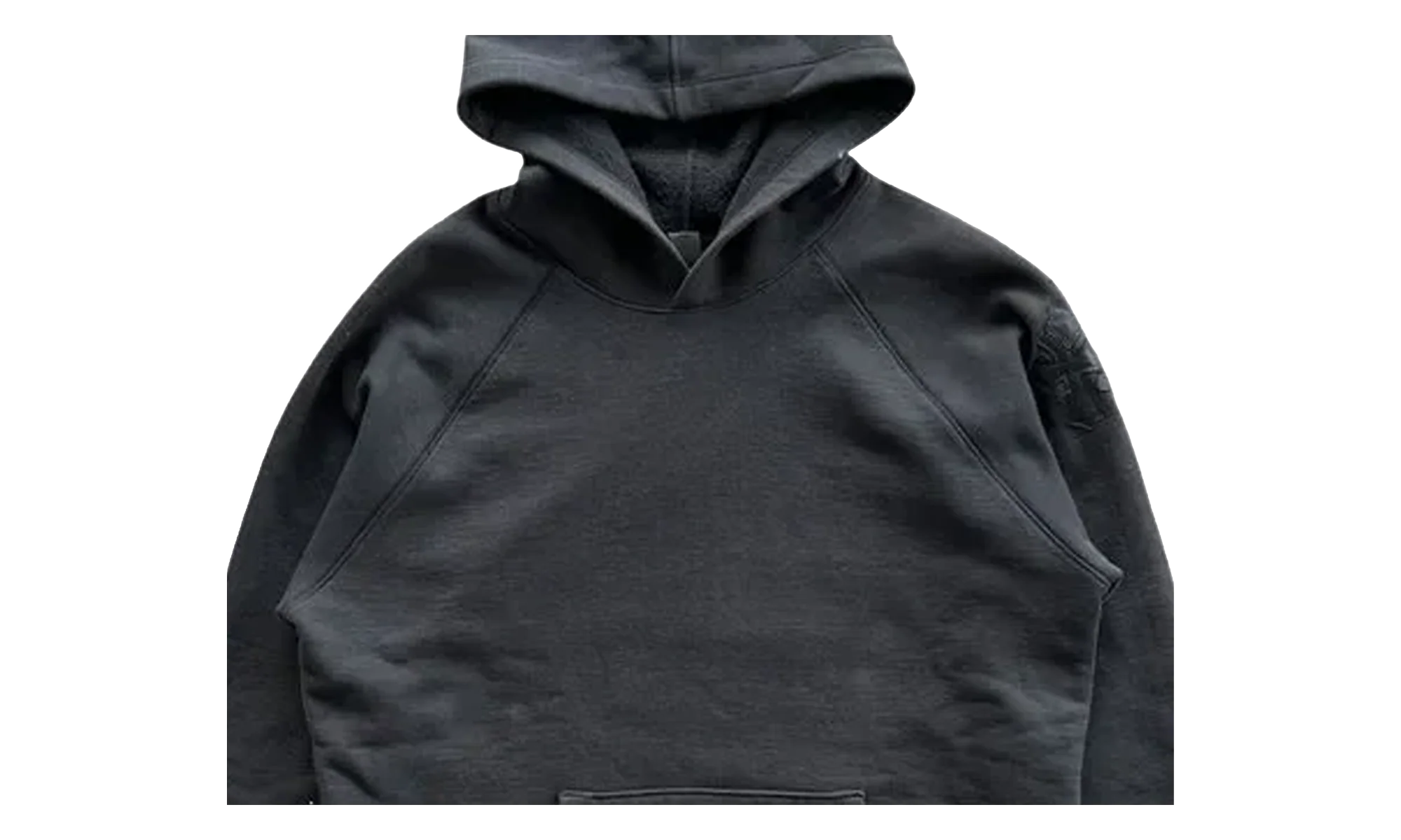 Paper Jam with Black Crosses Hoodie "Black" CHRM0868