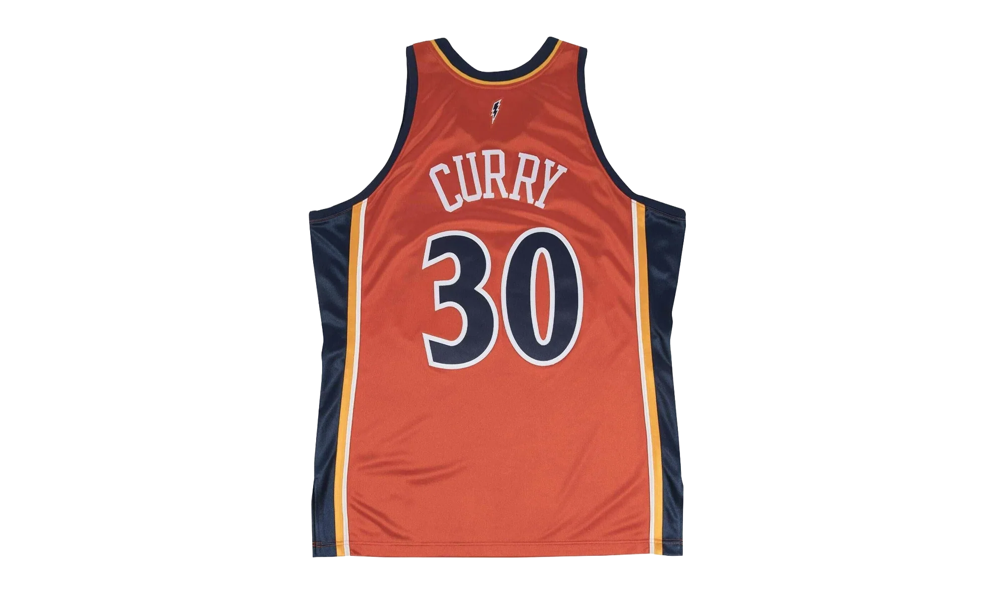 NBA Stephen Curry Authentic Jersey "2009-10 Golden State Warriors - Orange" 72263W309SCURR