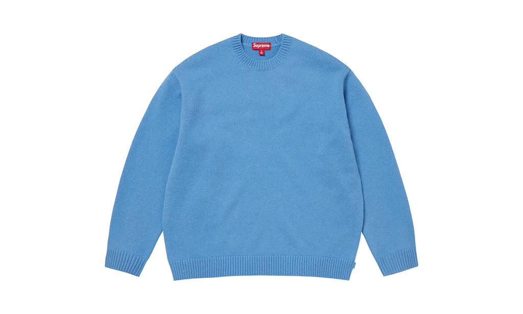Angora Script Sweater "FW25 - Light Blue" SU26809