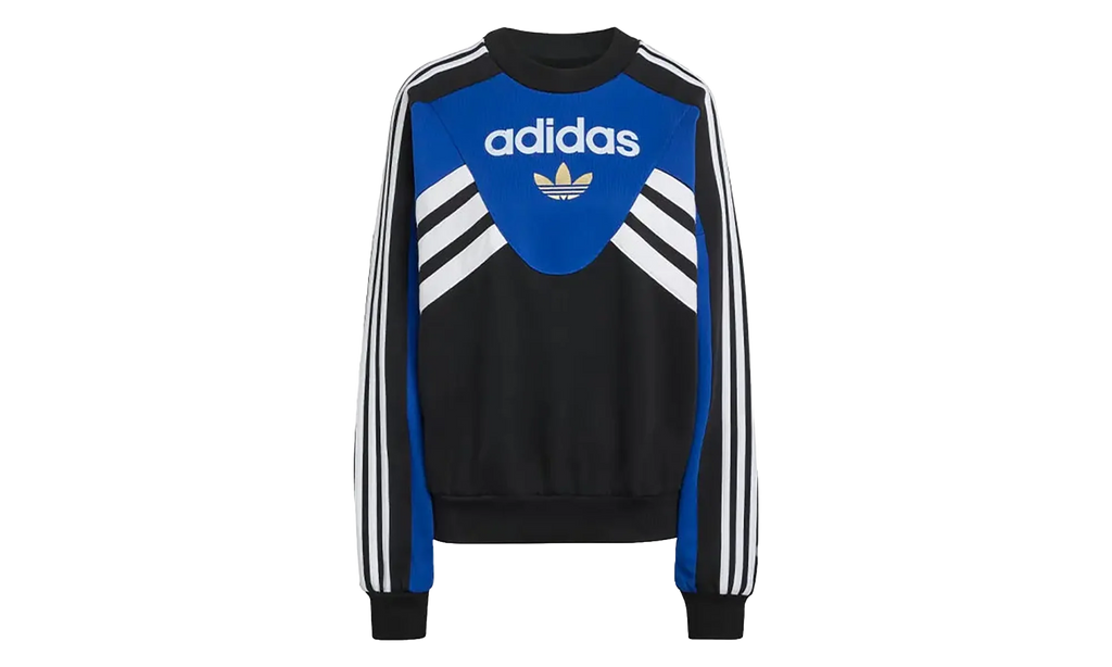 Cutline Crew Sweatshirt WMNS "Royal Blue Black" KD7769