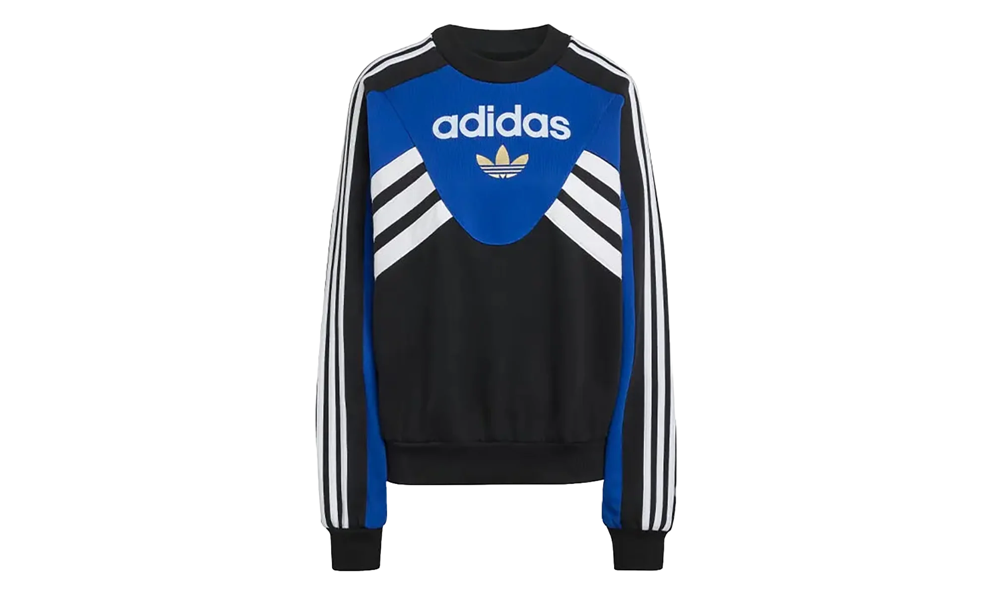 Cutline Crew Sweatshirt WMNS "Royal Blue Black" KD7769