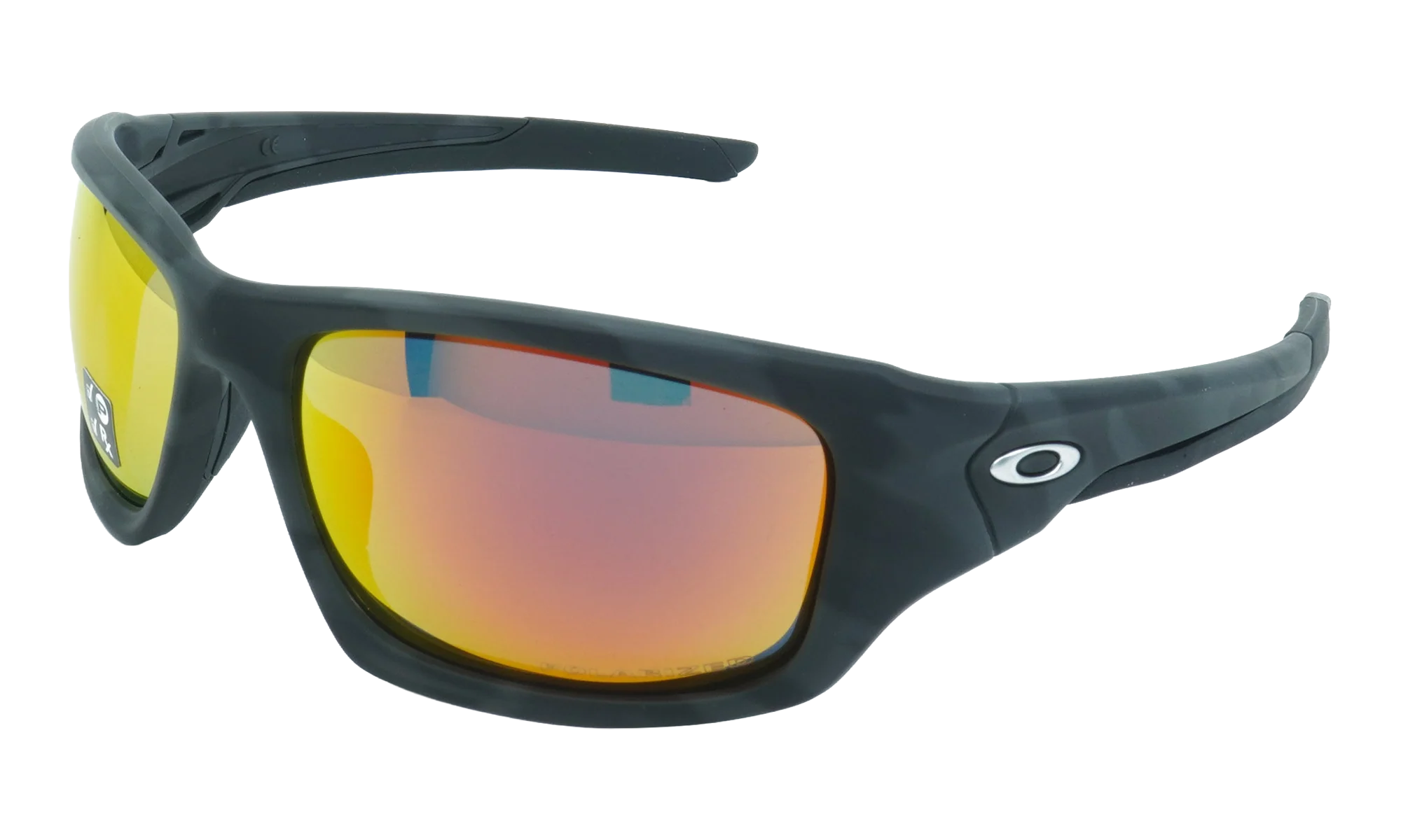 Valve Polarized Sunglasses "Matte Black Camo / Ruby Iridium Polarized" OO9236 31
