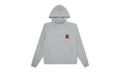 EE BASIC HOODIE "Heather/ Black/ Red" EE500