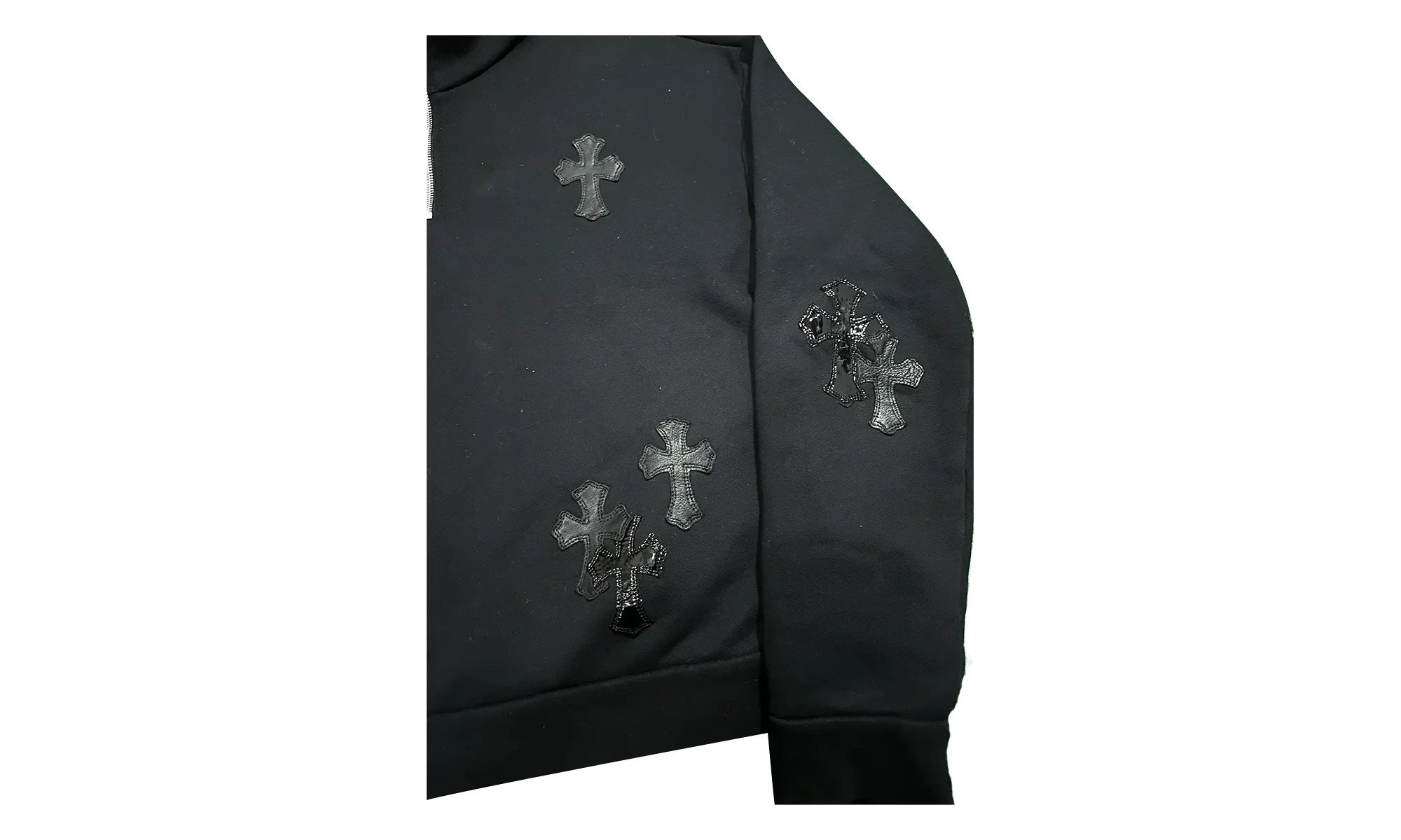 Cross Patch Quarter Zip "Black" CHRM0834