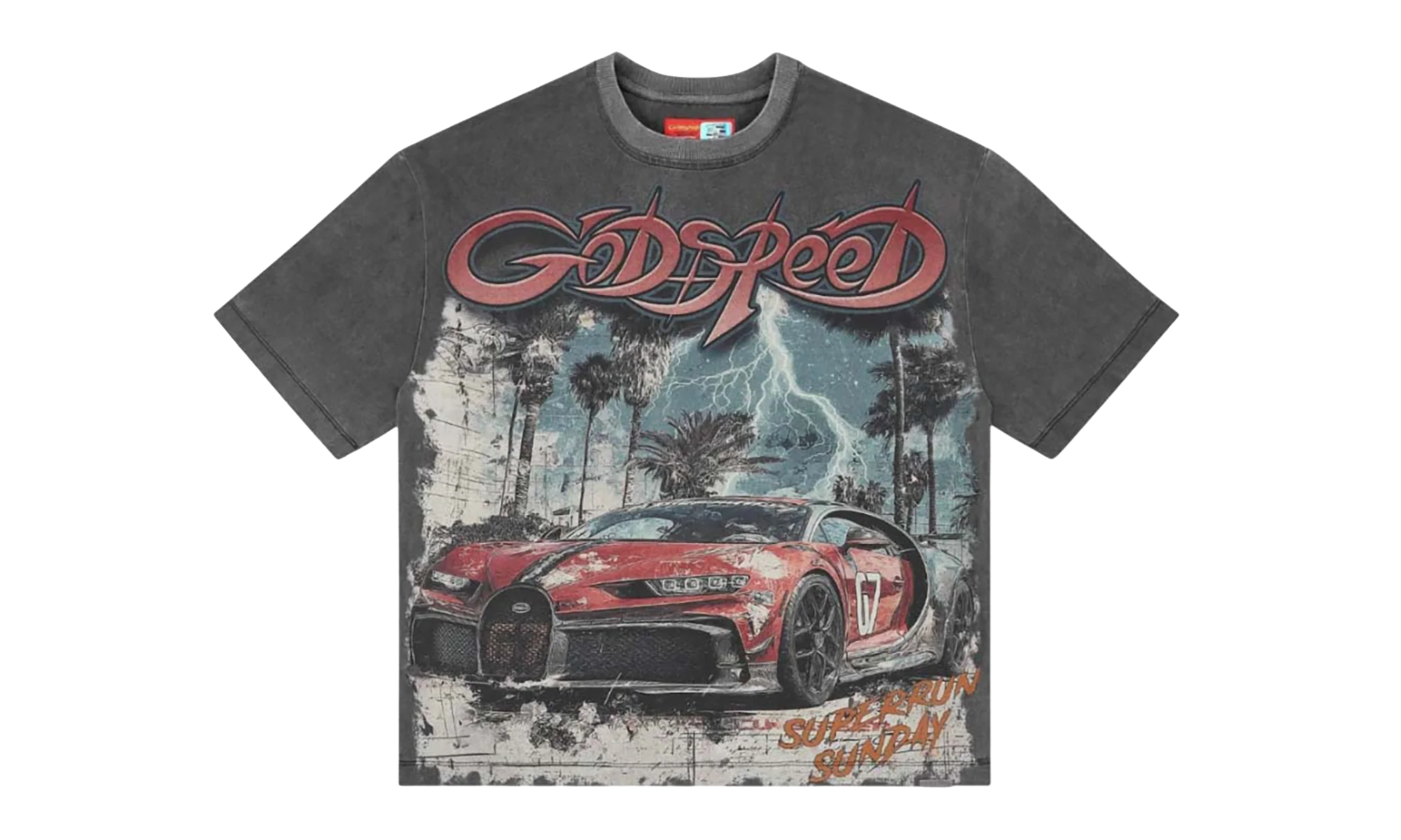 Gatti Miami Superrun T-Shirt "Grey Wash" GS066