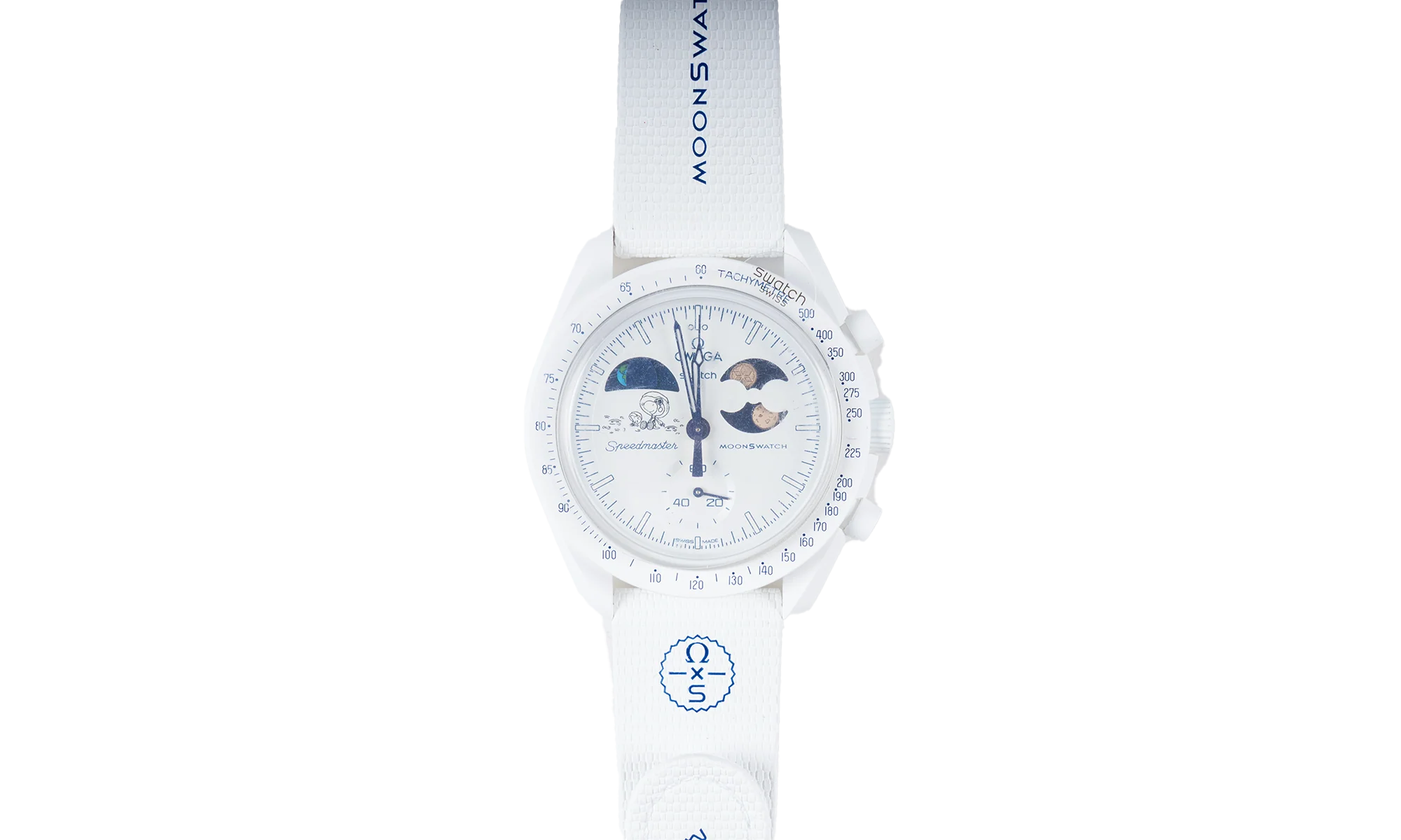 Swatch x Omega Bioceramic Moonswatch "Mission To Earthphase Moonshine Gold (Cold Moon)" SO33W701L