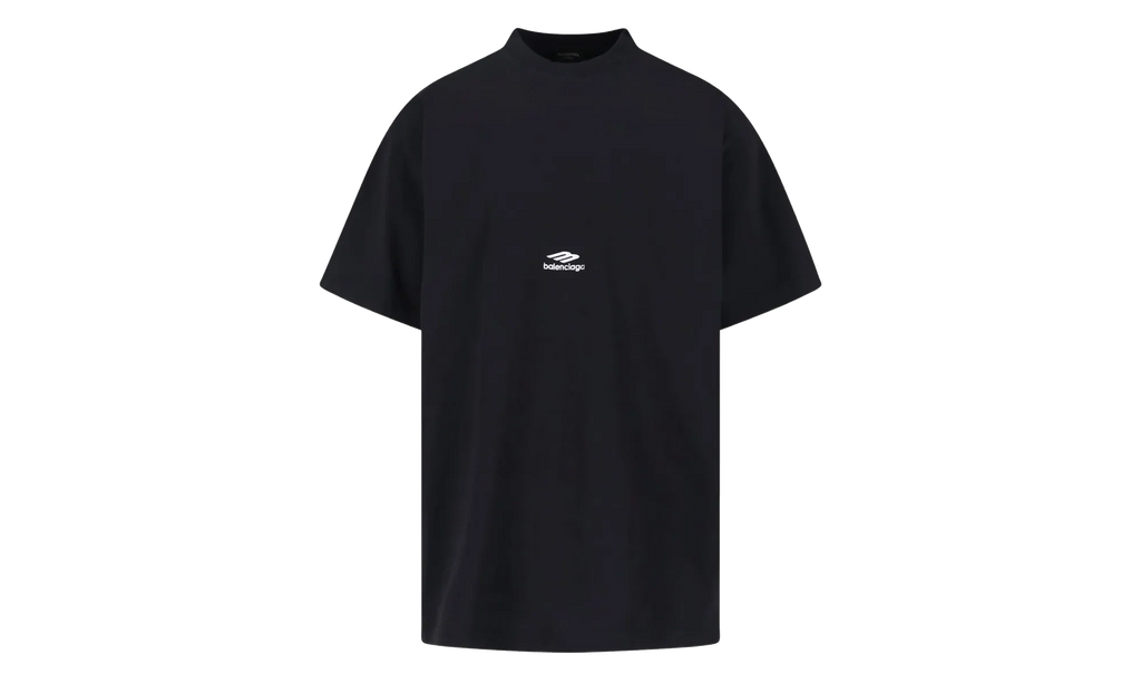 Oversized Crew Neck T-Shirt "Washed Black / White" 850345 TTVK5 9034