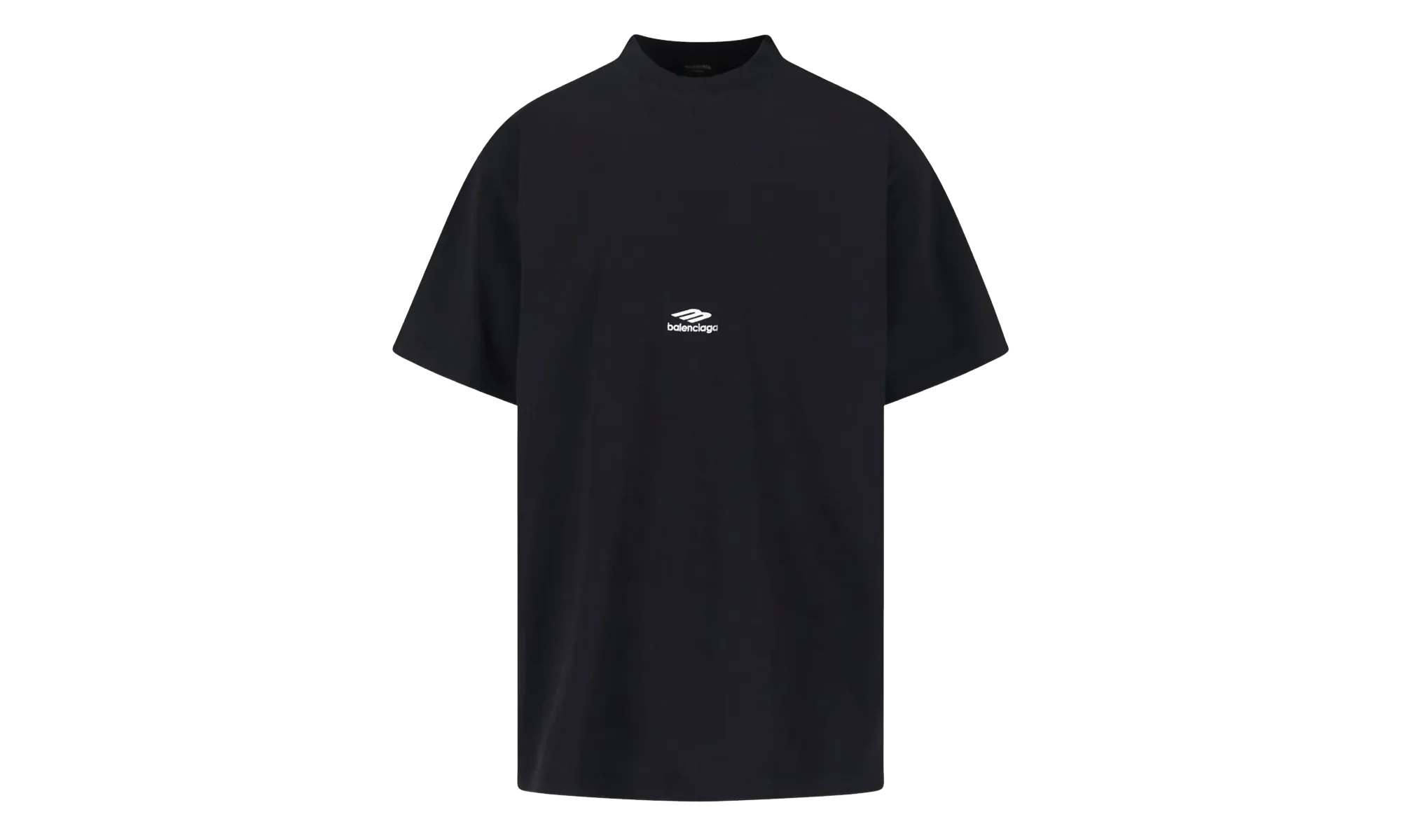 Oversized Crew Neck T-Shirt "Washed Black / White" 850345 TTVK5 9034
