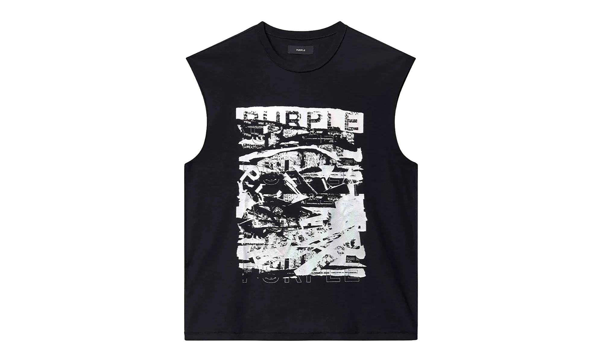 Foil Textured SL Tee "Black" P103 TBIF226