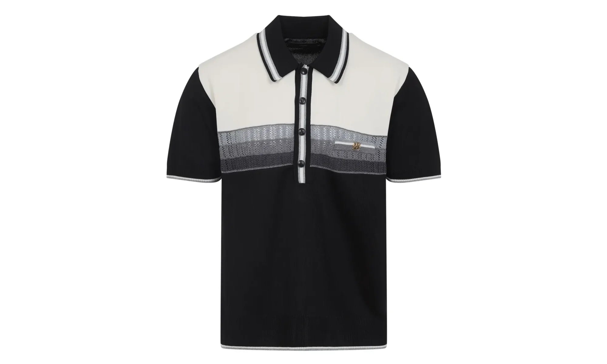 Ma Striped Polo "BLACK" AMKNPO1075