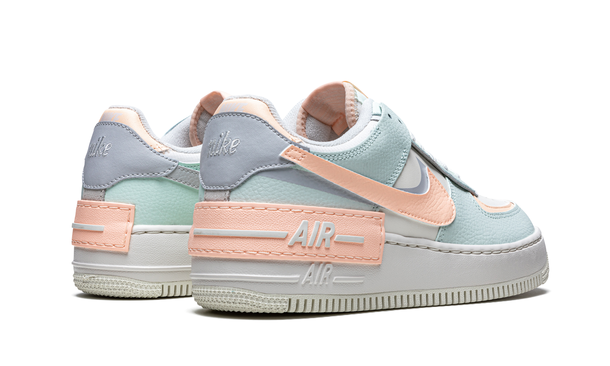 AF1 SHADO WMNS"Barely Green/ Crimson Tint" CU8591 104