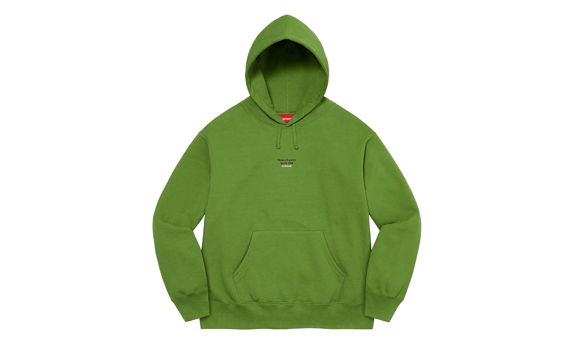 World Famous Micro Hooded Sweatshirt "SS23 - Green" SU27232
