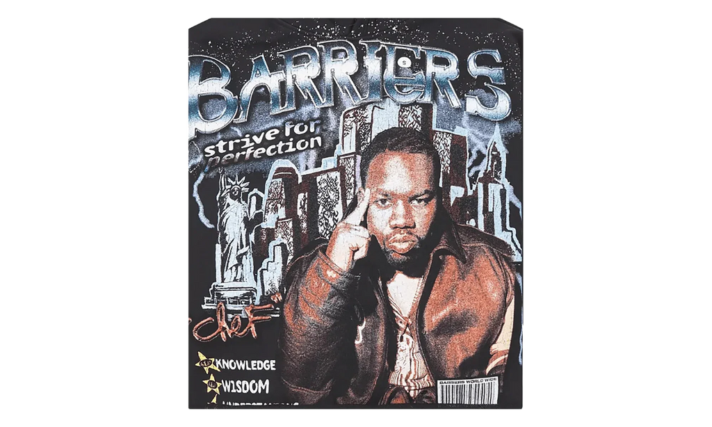 Raekwon Logo Hoodie "Black / Multicolor" BAR06