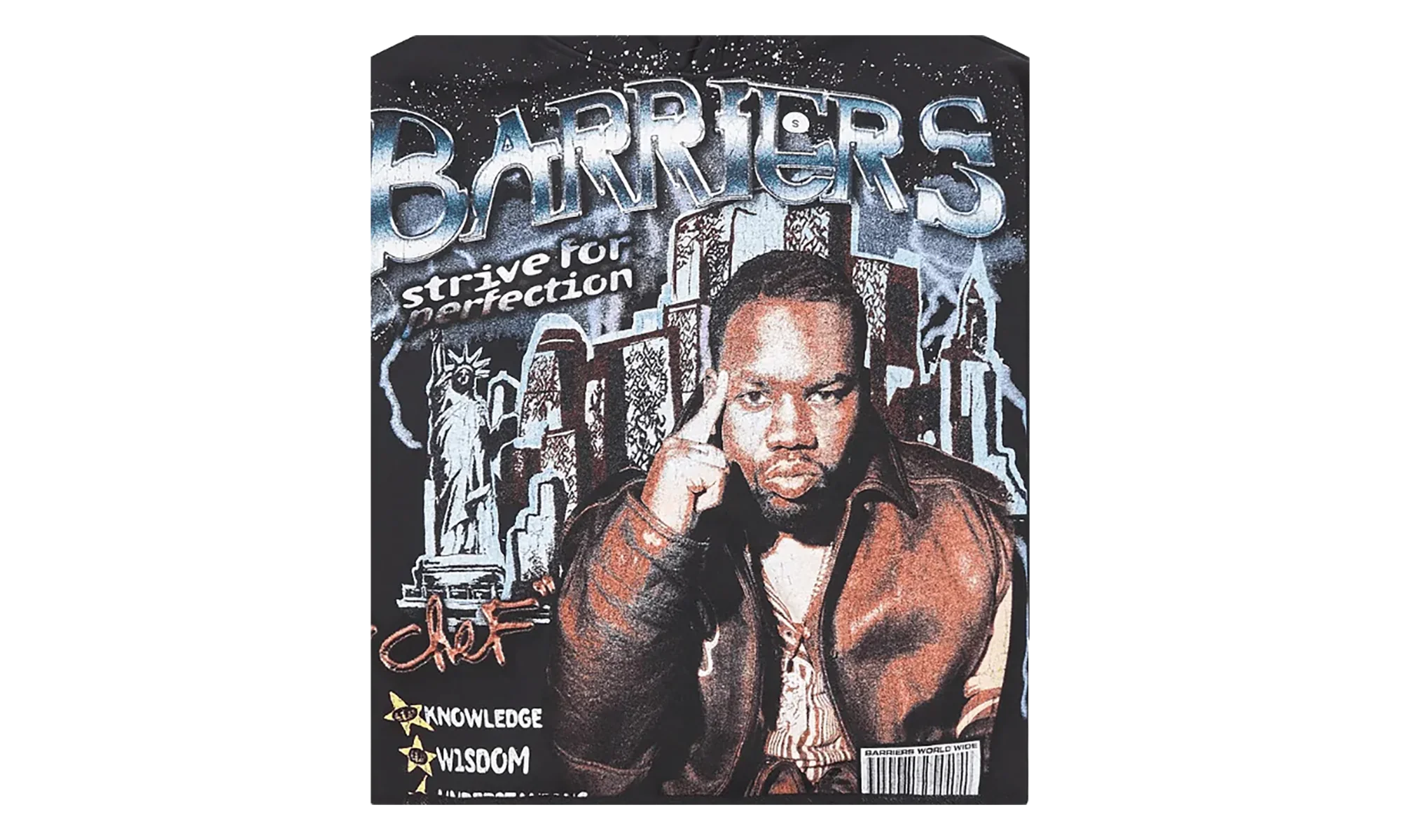 Raekwon Logo Hoodie "Black / Multicolor" BAR06