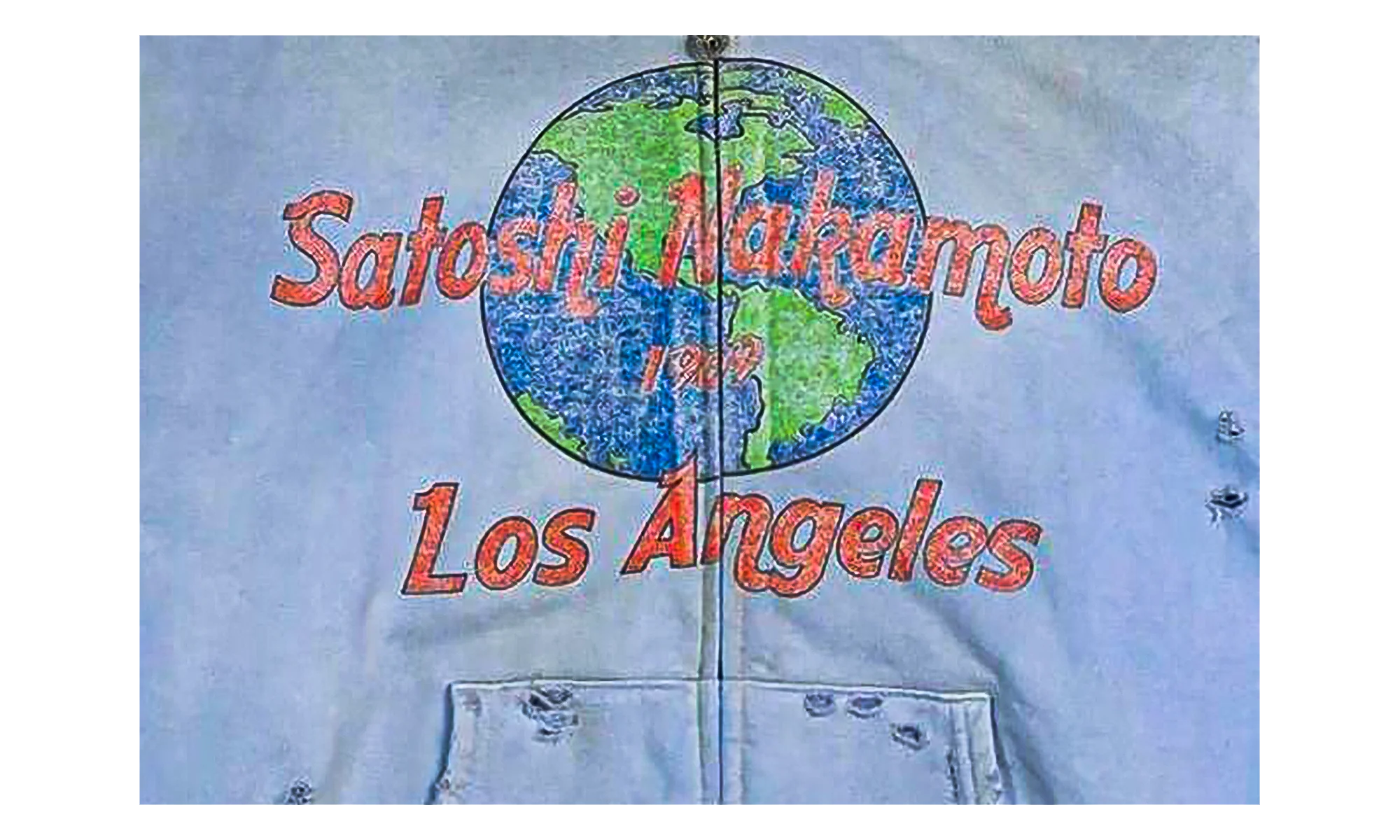 1969 Rock Zip Hoodie "Blue" SAT010