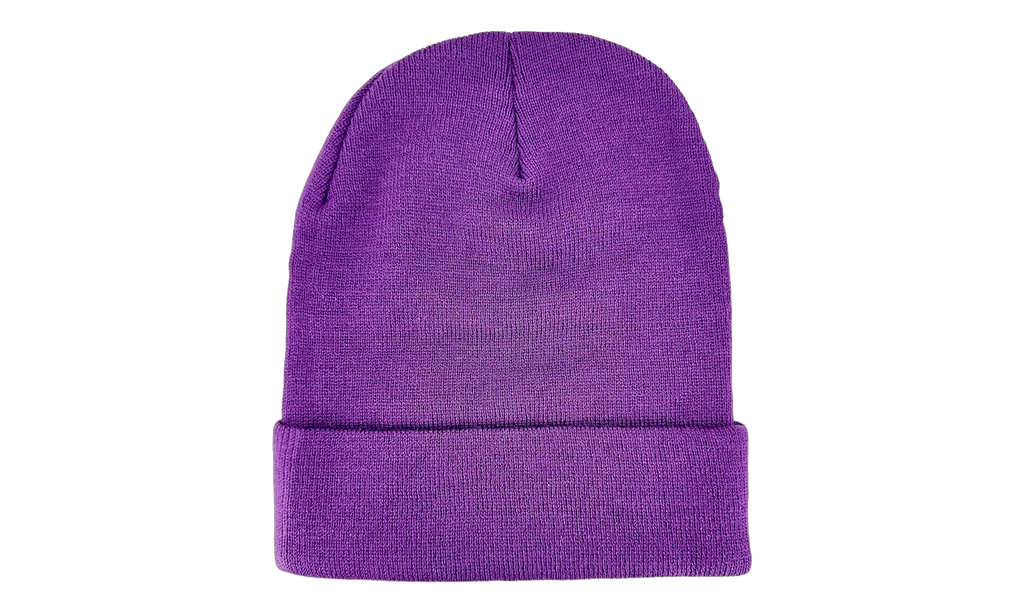 RHINESTONE WEB BEANIE "Purple" SP5der108