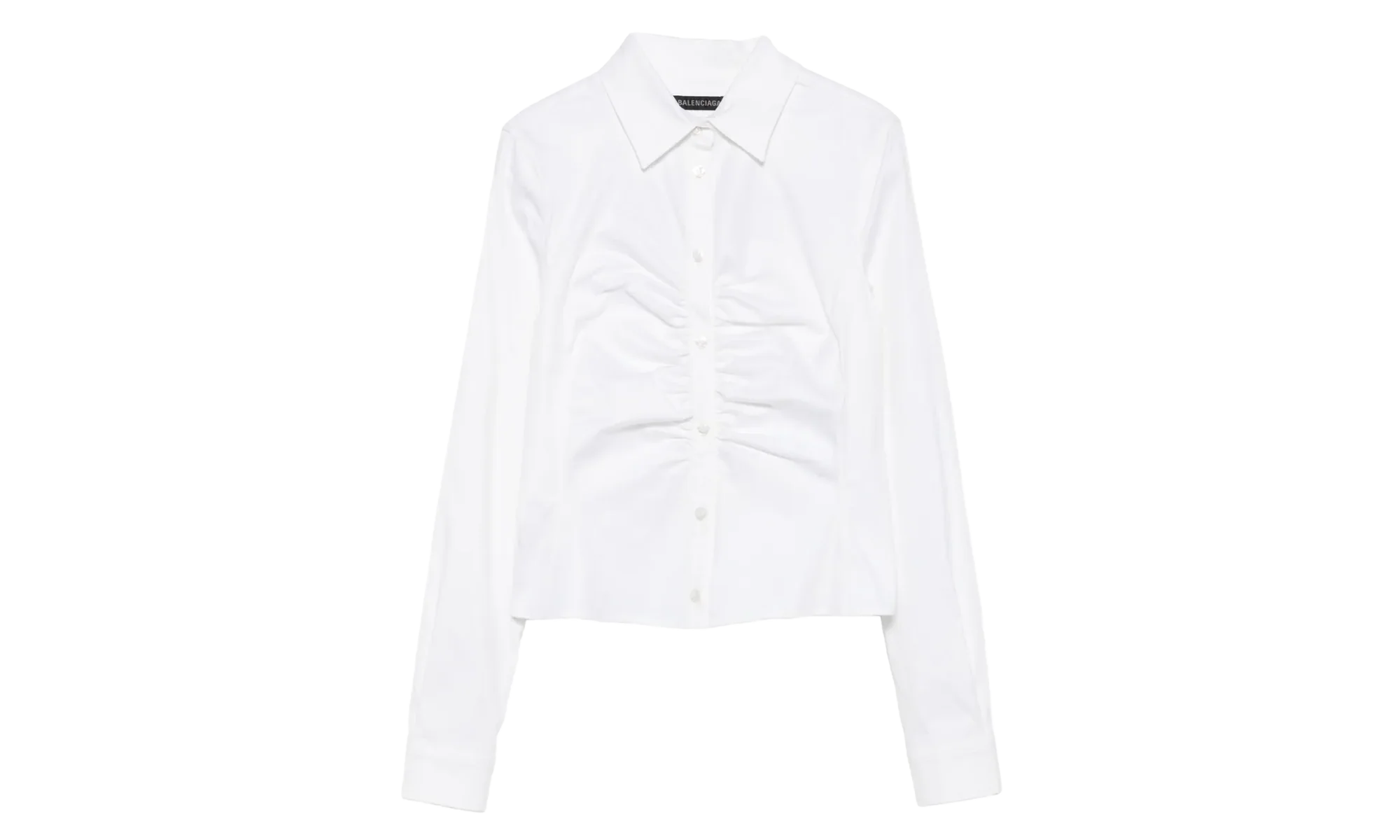 Ruched Shirt WMNS "White" 850785 TSM19 9000