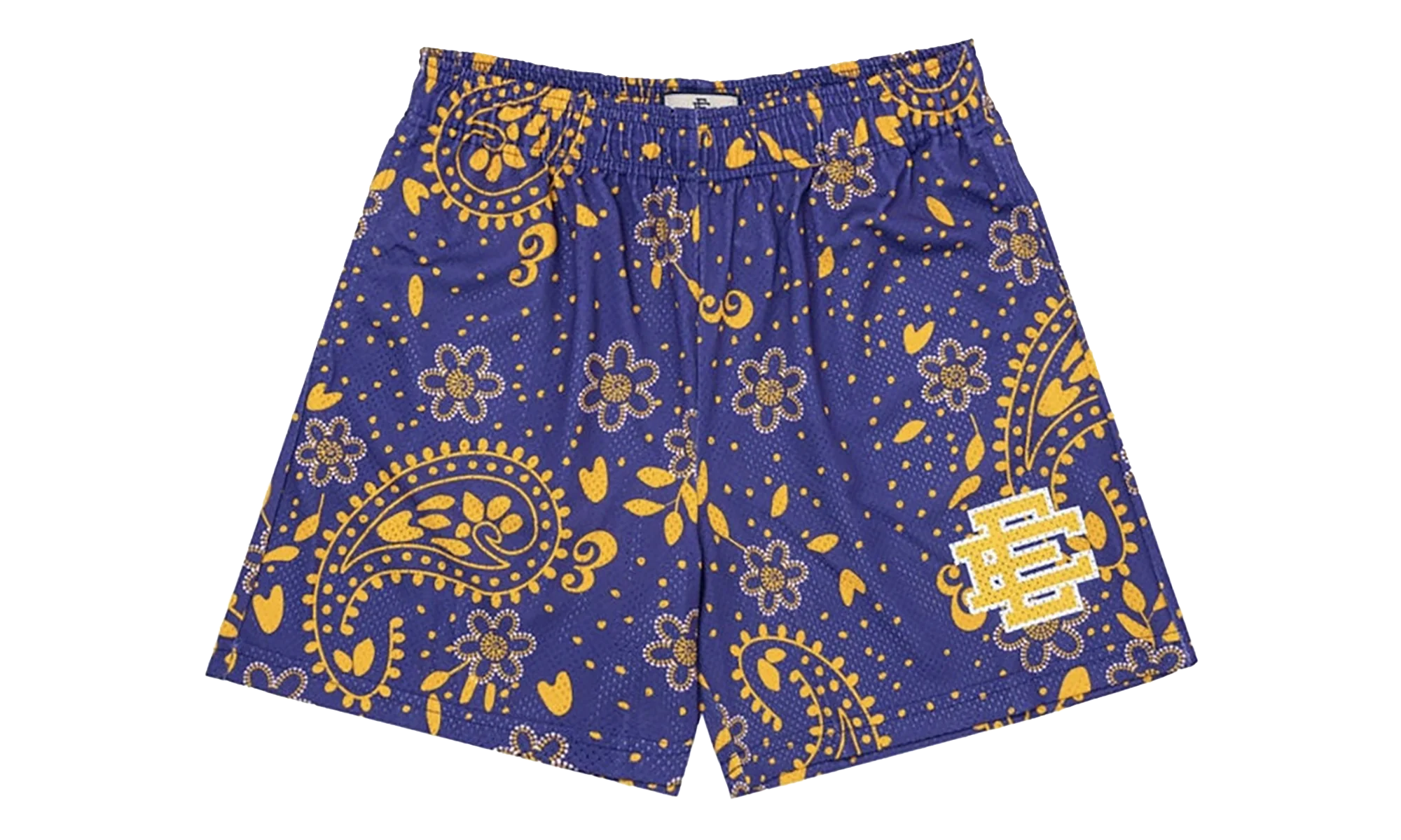 EE BASIC SHORT "SS21 - Purple Paisley" EE699