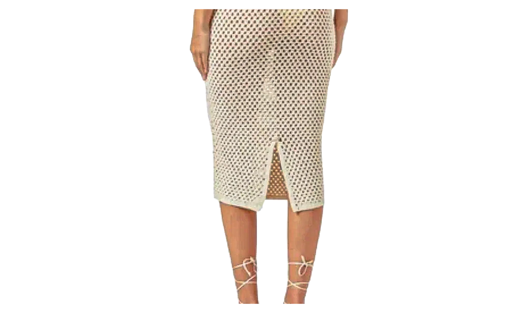 Rhea Midi Skirt "Beige" KITH43