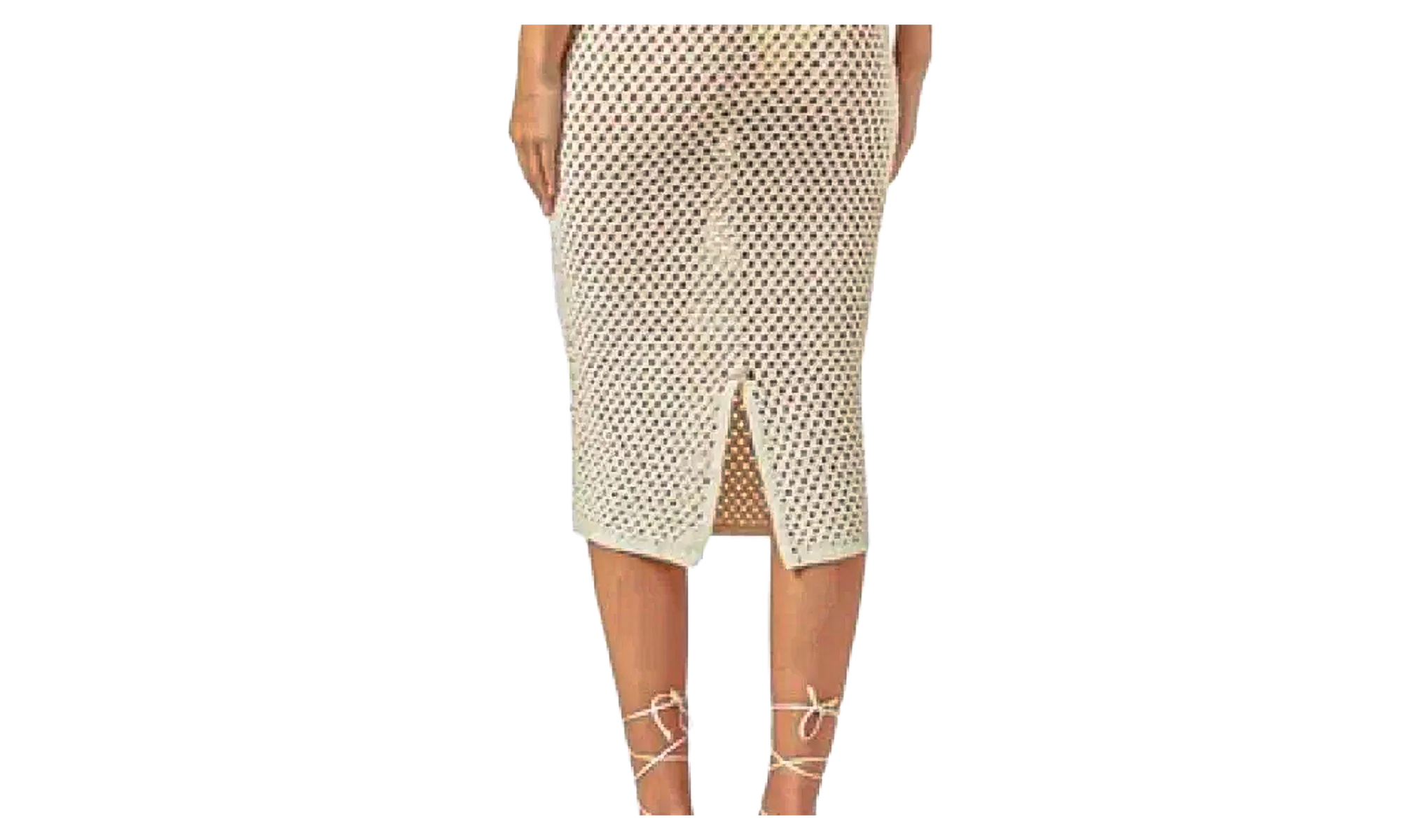 Rhea Midi Skirt "Beige" KITH43
