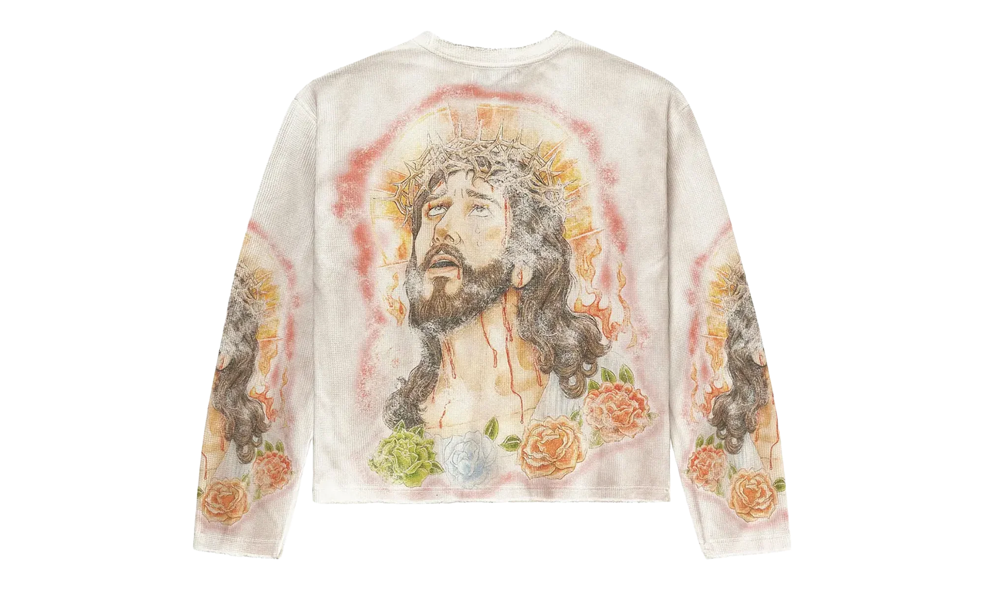Riot Riot Thermal Sweatshirt "White" VAL86