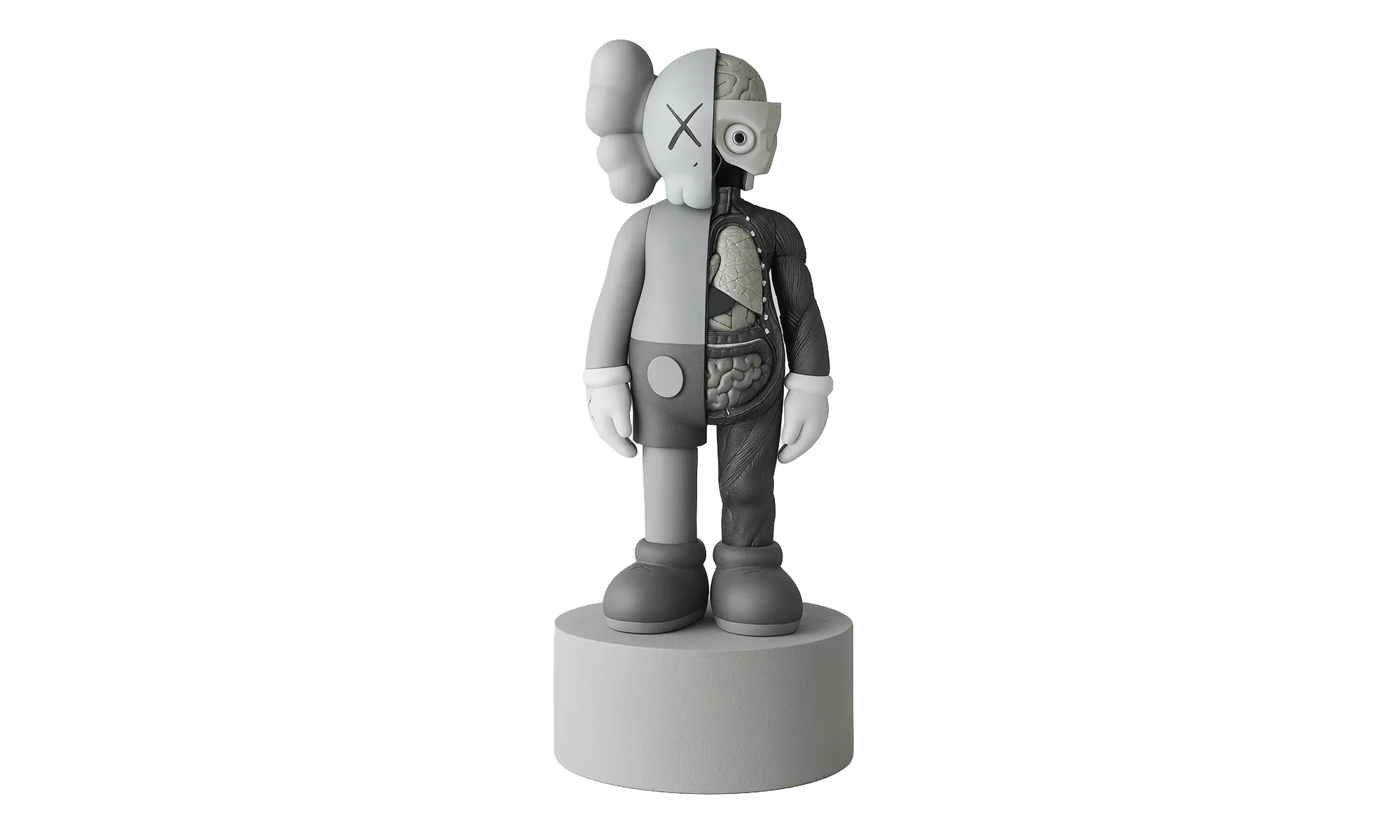 Kaws Companion Flayed Open Edition Vinyl Figure "Grey" 03929 1FW1641KCFOEV GREY