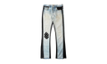 Bronco Leather Flare G Patch Jeans "Indigo Black" GD107