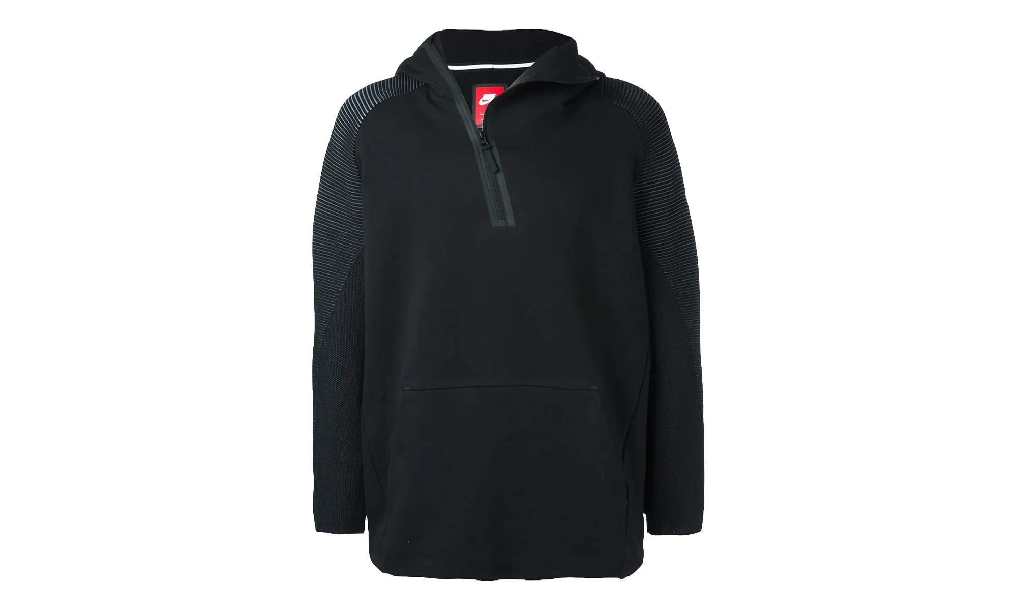 Tech Fleece Long Funnel Zip Hoodie "Black" 805655 010