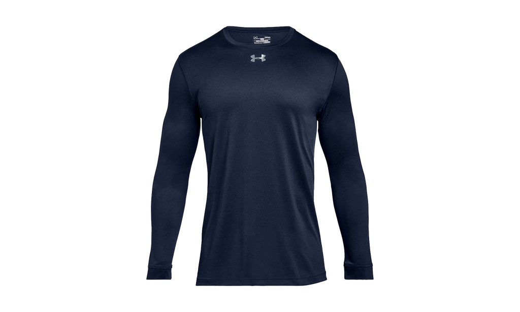 Locker Tee 2.0 Long Sleeve Shirt "Midnight Navy / Metallic Silver" 1305776 410