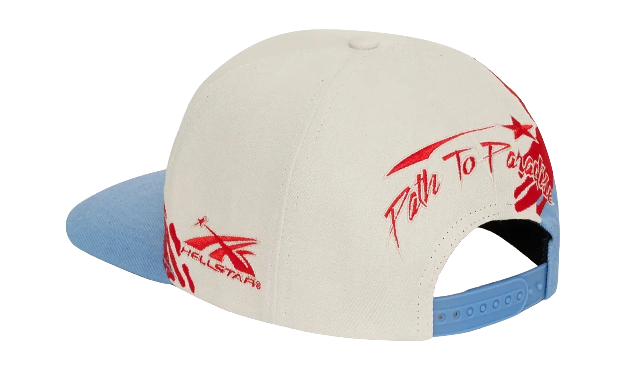 Paintbrush Snapback Hat "Red / Blue" HSR214