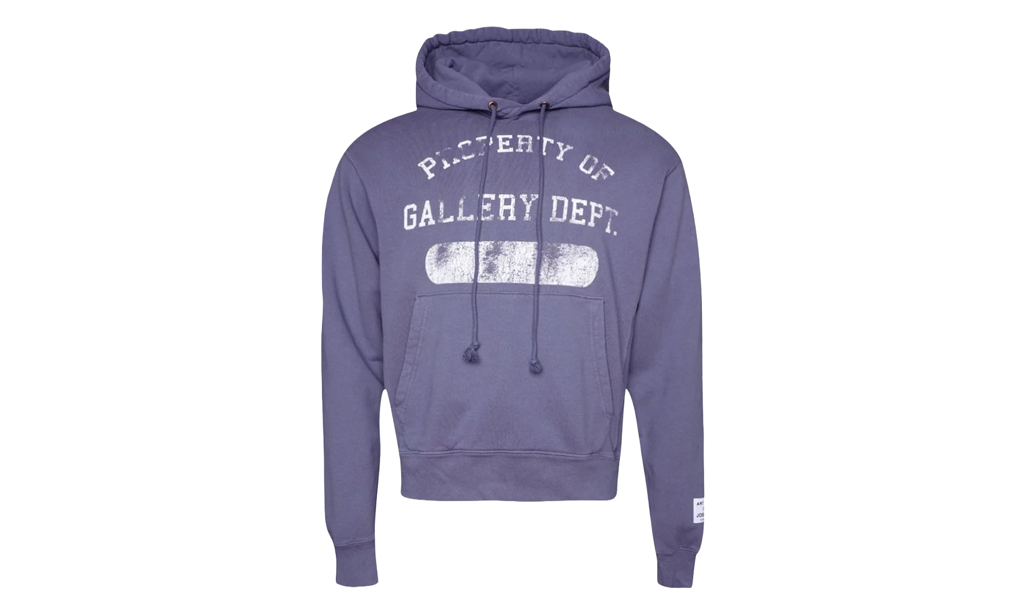 Property Print Cotton Hoodie "Purple" GD079