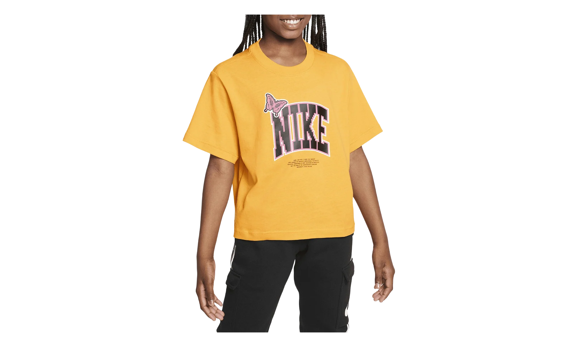 Sportswear Boxy T-shirt GS "Yellow" FD5371 739