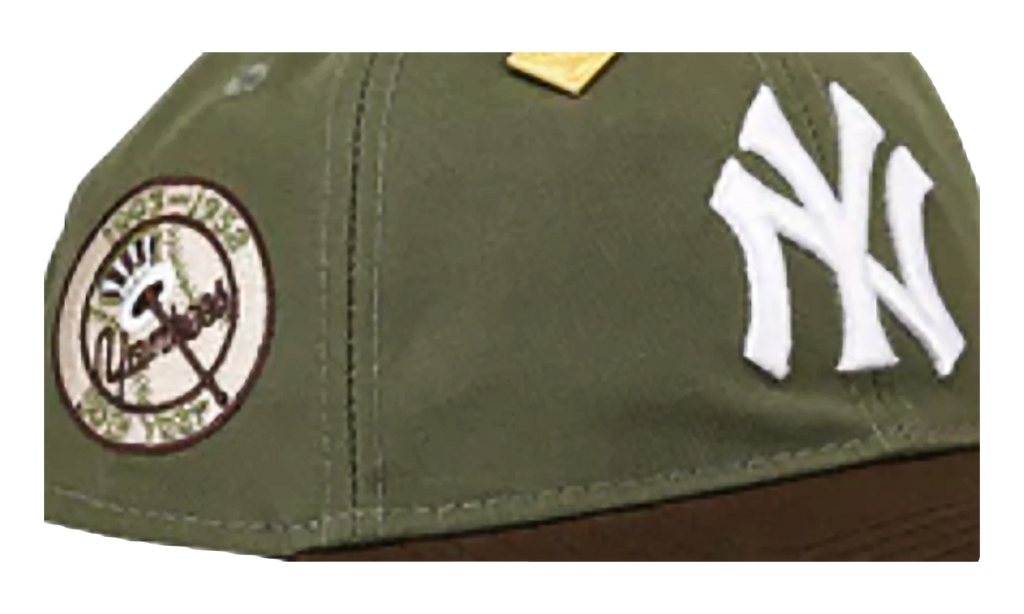 9TWENTY New York Yankees 50th Year Adjustable Hat "Olive" NE321