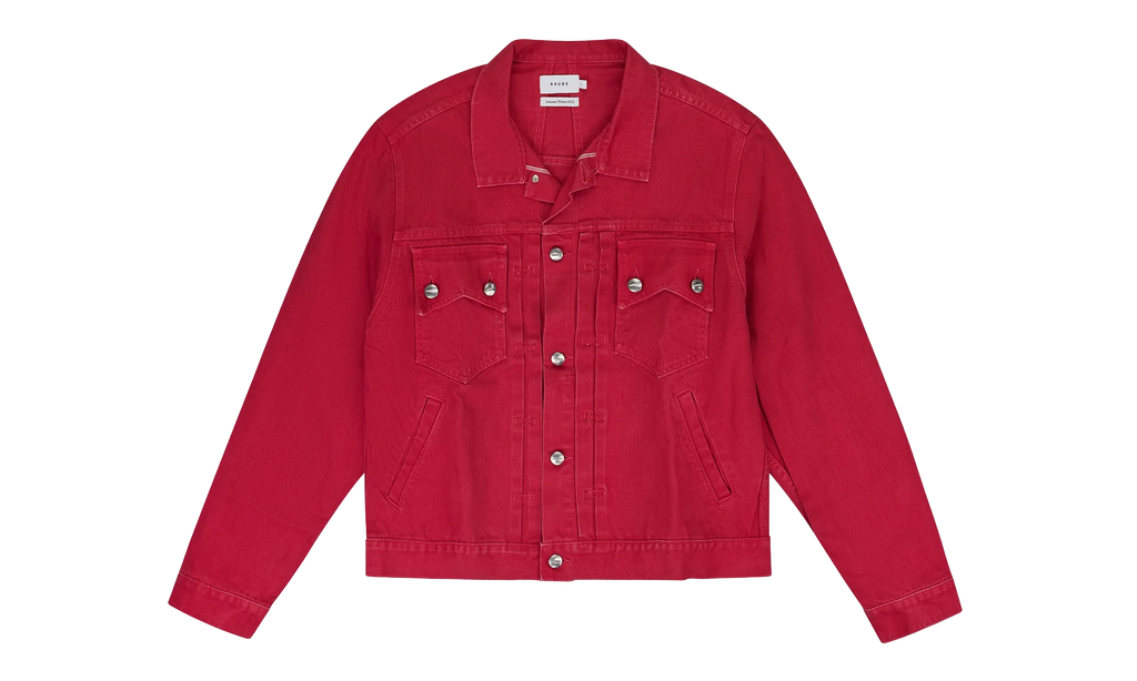 Denim Jacket "Red" RHFW22JA35608374 RED