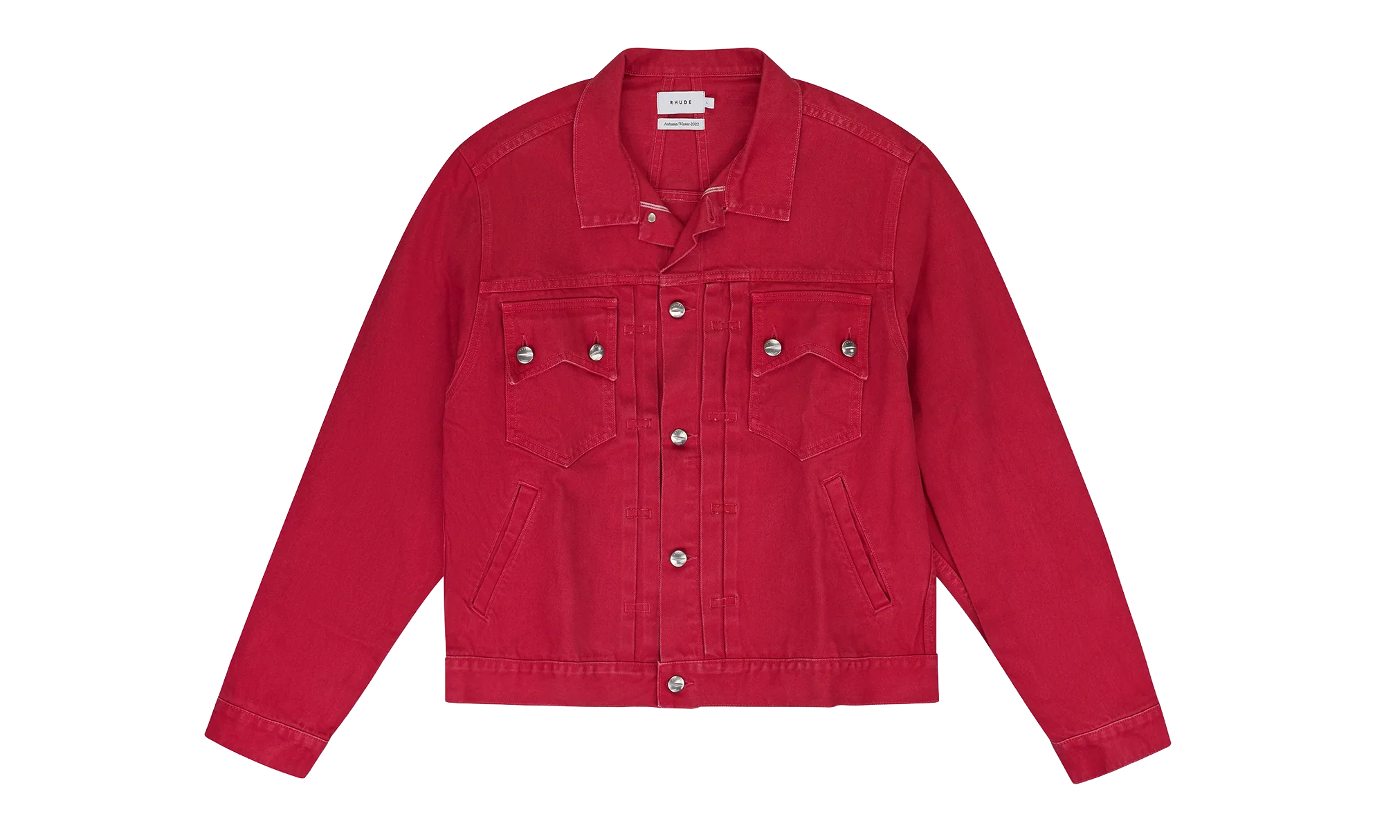 Denim Jacket "Red" RHFW22JA35608374 RED