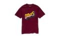 Retro Tee Shirt "Burgundy" 1546T4378 BUR