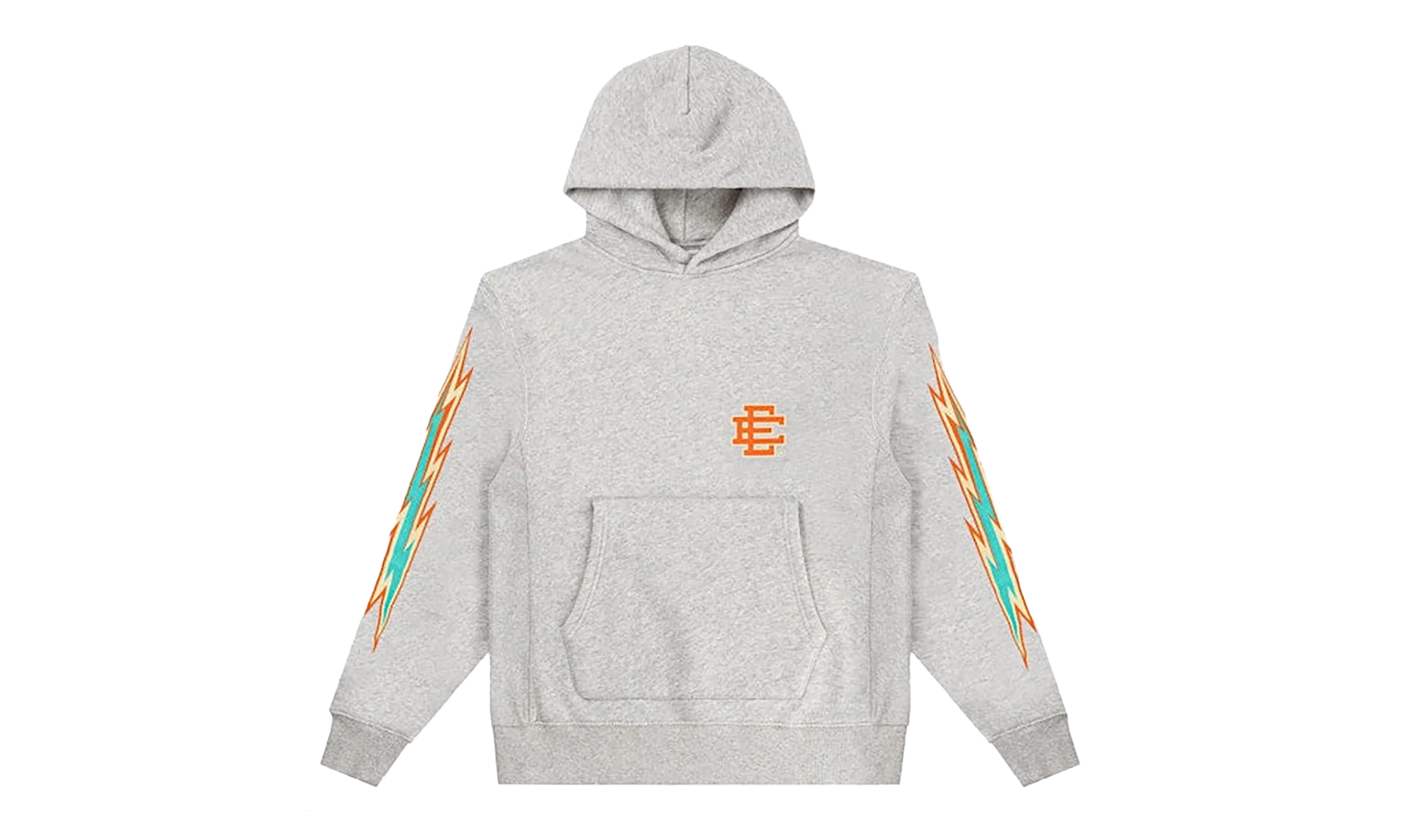 EE BASIC HOODIE "SS24 - Grey/Orange Bolt" EE501