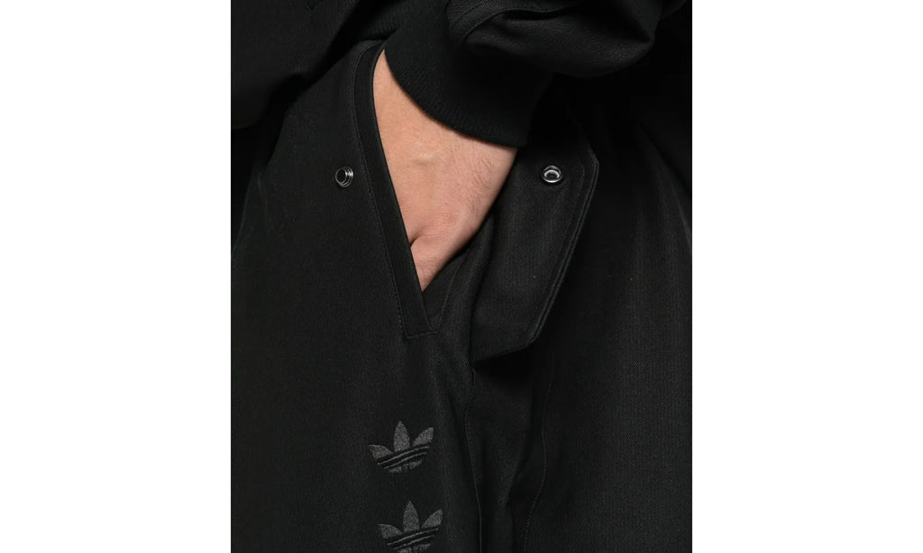 CHAVARRIA TWILL TRACK TROUSERS "Black" KD9349
