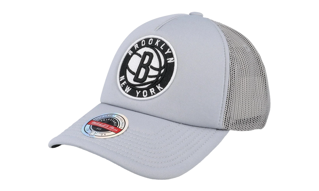 NBA Keep On Truckin Trucker Cap "Brooklyn Nets - Grey" 6HSSSH21352 BNEGREY
