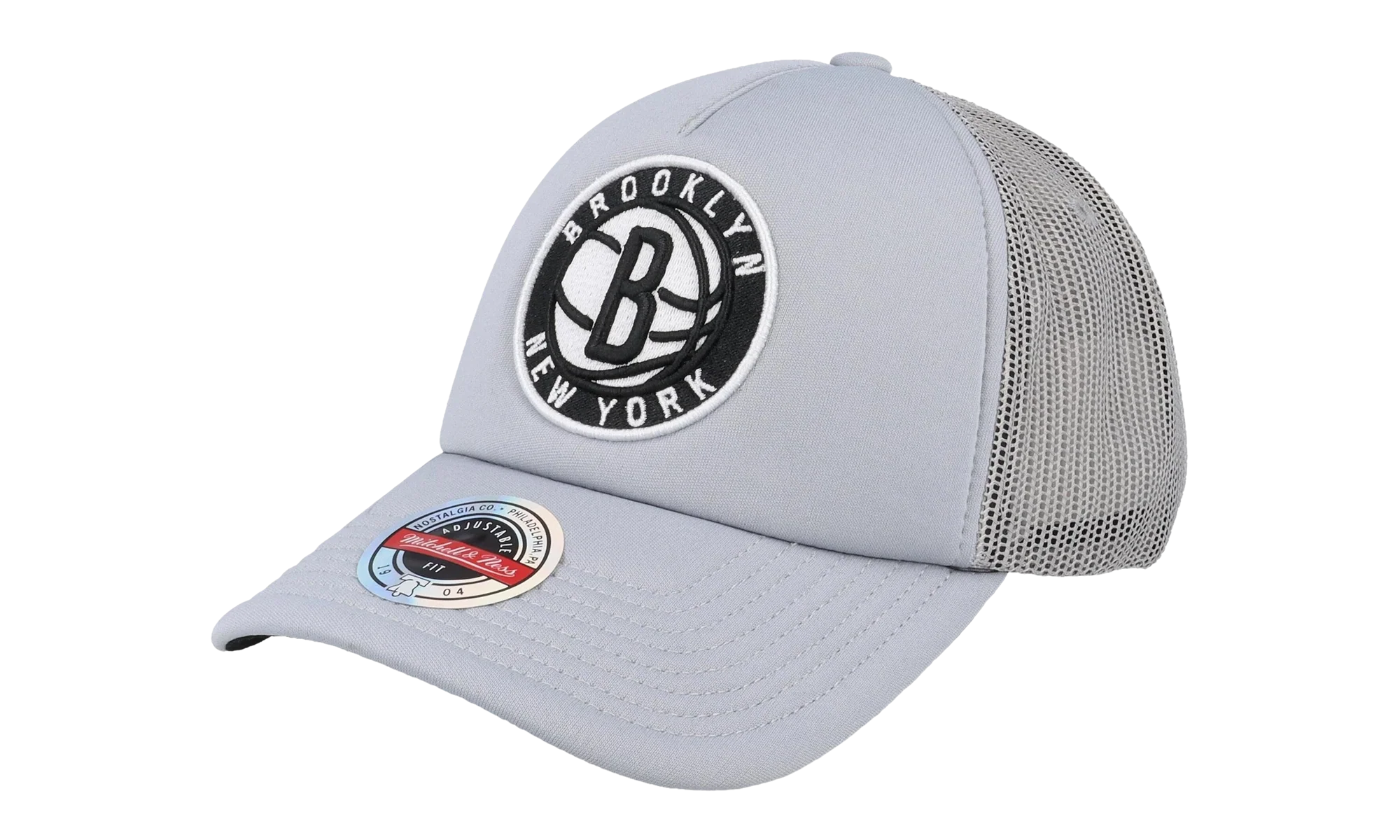 NBA Keep On Truckin Trucker Cap "Brooklyn Nets - Grey" 6HSSSH21352 BNEGREY
